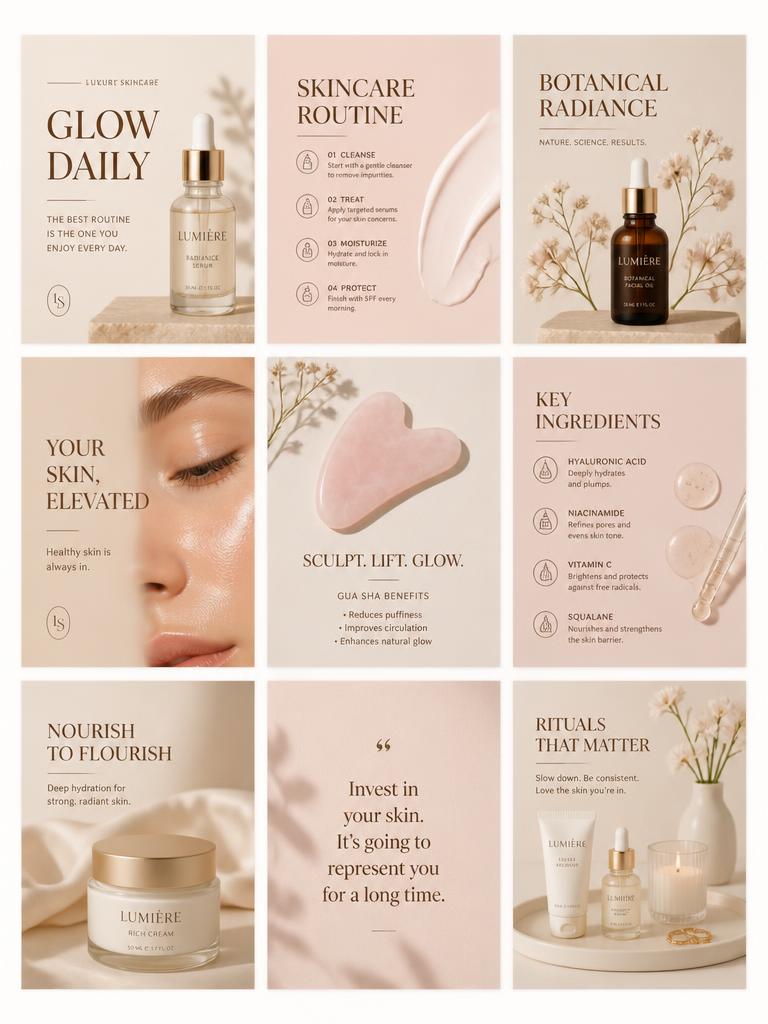 Beauty & Skin Vorlagen